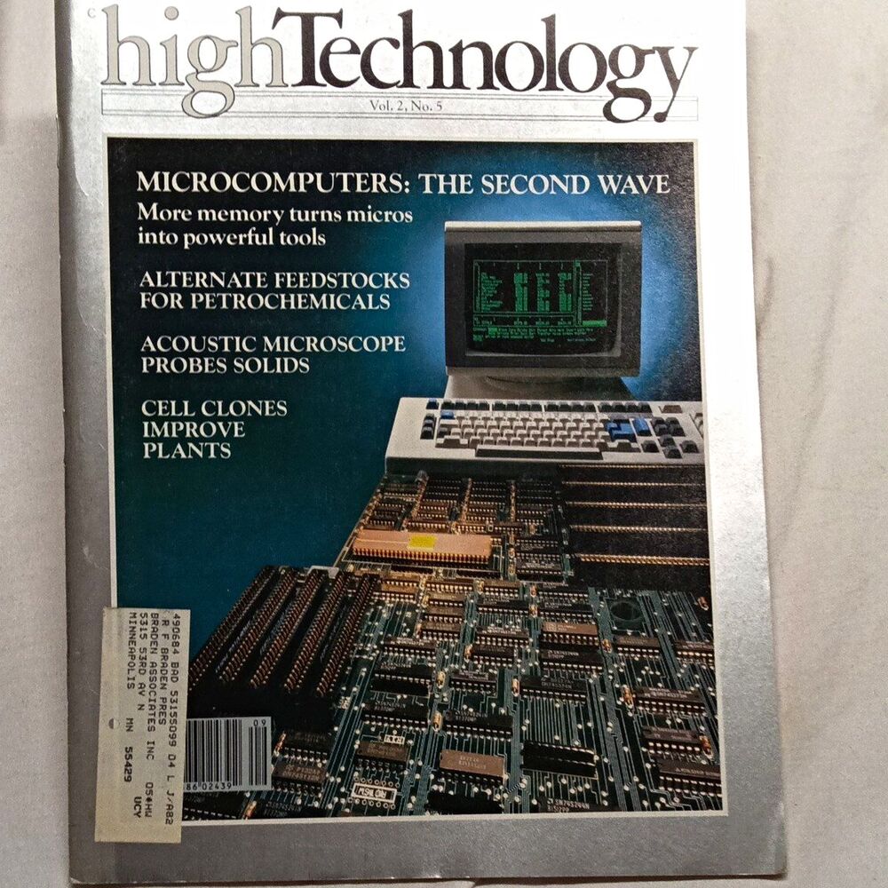 highTechnology Magazine Sept 1984 Vol 2 Issue 5 Microcomputers Illustrated